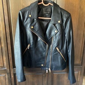 Faux leather jacket